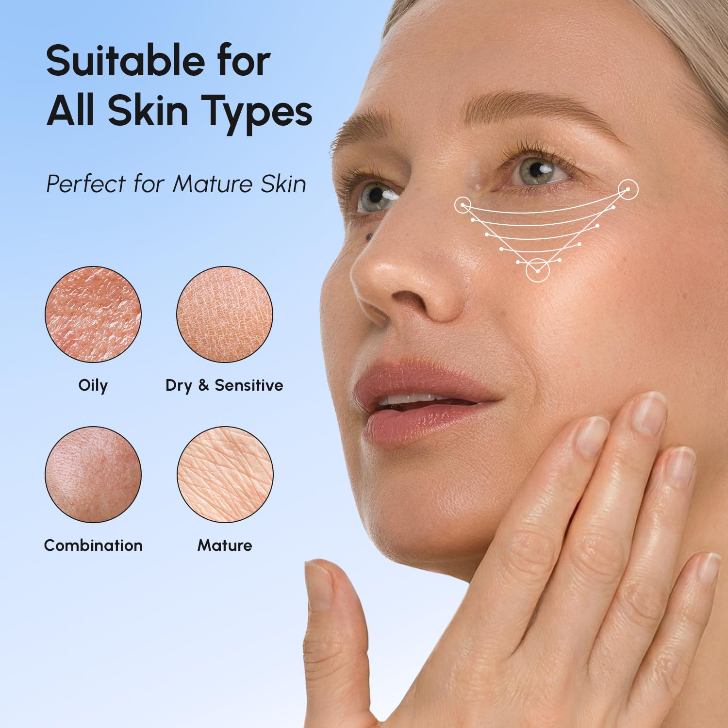 Detalle de MAREE Under Eye Patches with Marine Collagen & Hyaluronic Acid (12 Pair)