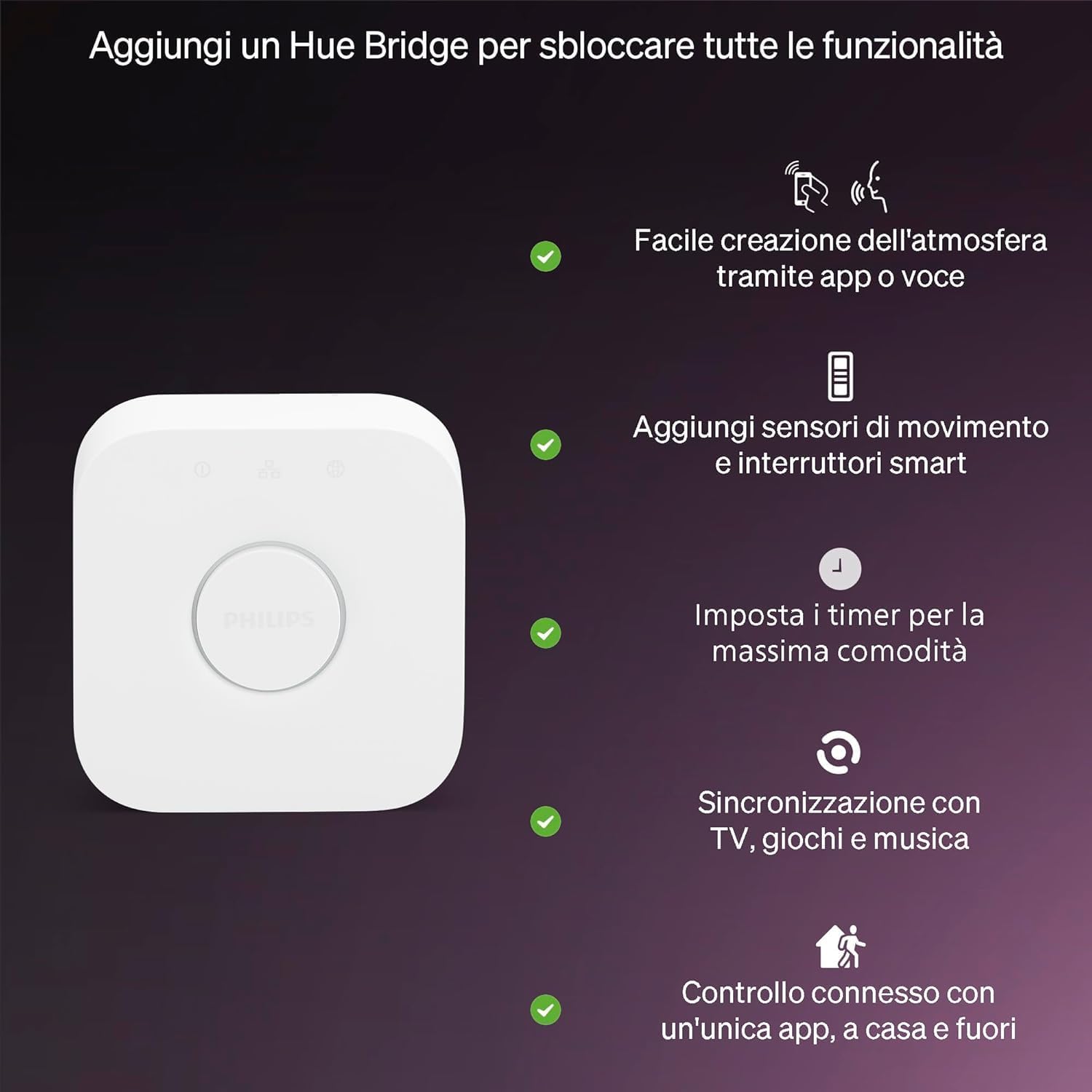 Thumbnail 5 de Philips Hue Essential Smart LED GU10 (Confezione da 4): lampadine intelligenti per colore e bianco, compatibili con Alexa, Google Assistant e Apple Home