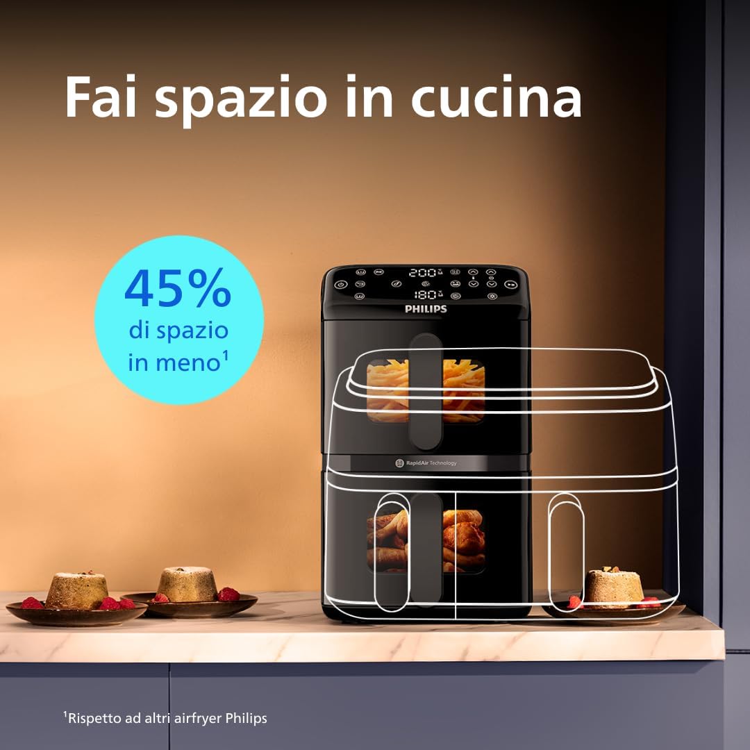 Detalle de Philips Airfryer Serie 4000 friggitrice ad aria 10 L 🍟
