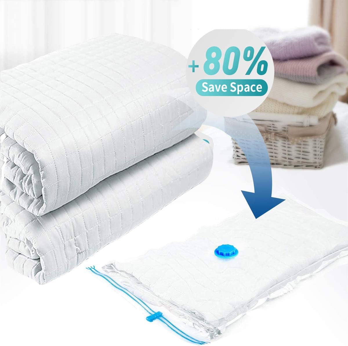 Thumbnail 2 de Bolsa para Vacio de Ropa QH7 🧳 Ahorra Espacio en tu Armario