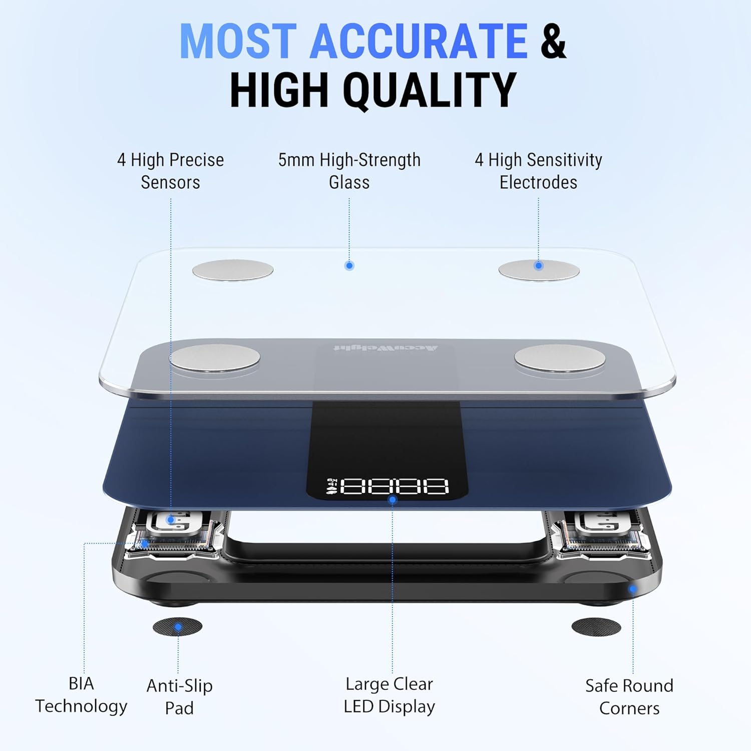 Thumbnail 2 de ACCUWEIGHT Smart Body Fat Scale