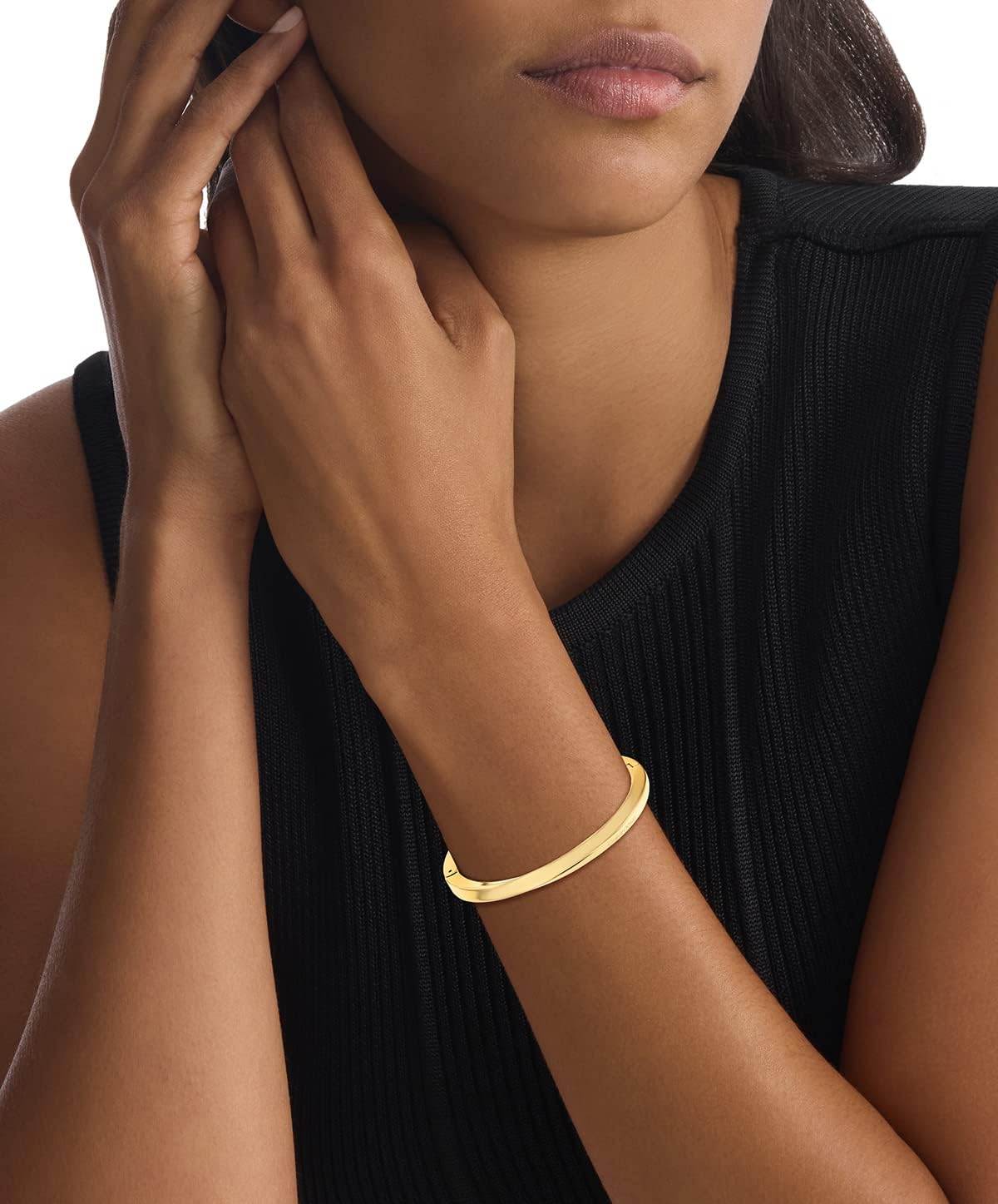 Thumbnail 2 de Calvin Klein braccialetto bangle da donna Twisted Ring in acciaio inox