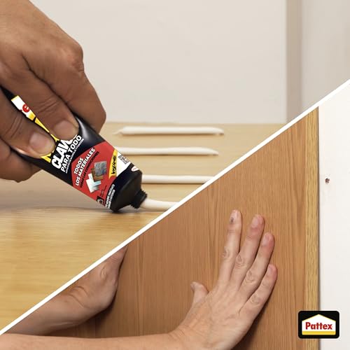 Detalle 2 de Pattex No Más Clavos Para Todo HighTack: adhesivo de montaje resistente para superficies húmedas y extremos de temperatura