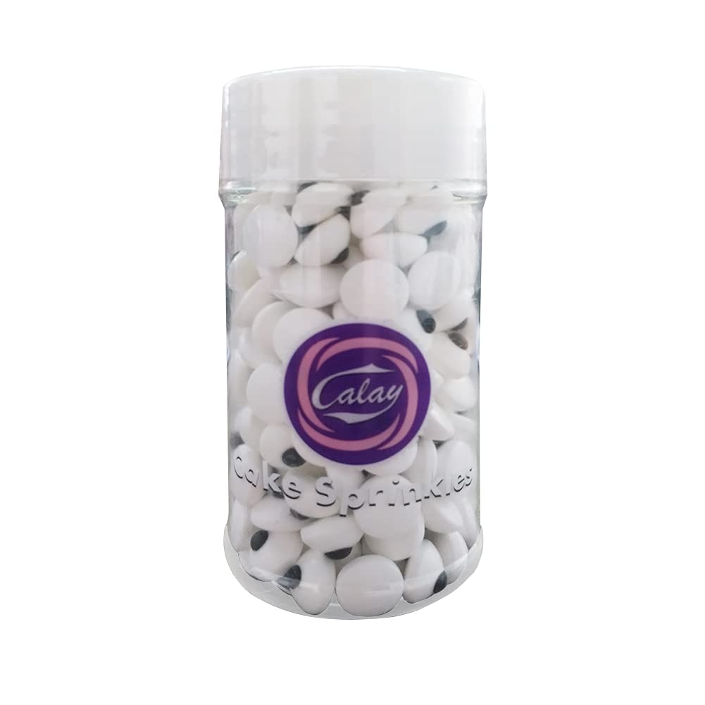 Detalle 2 de Homankit Candy Eyeballs Edible Dessert Sprinkles, 2.75 oz Bottle
