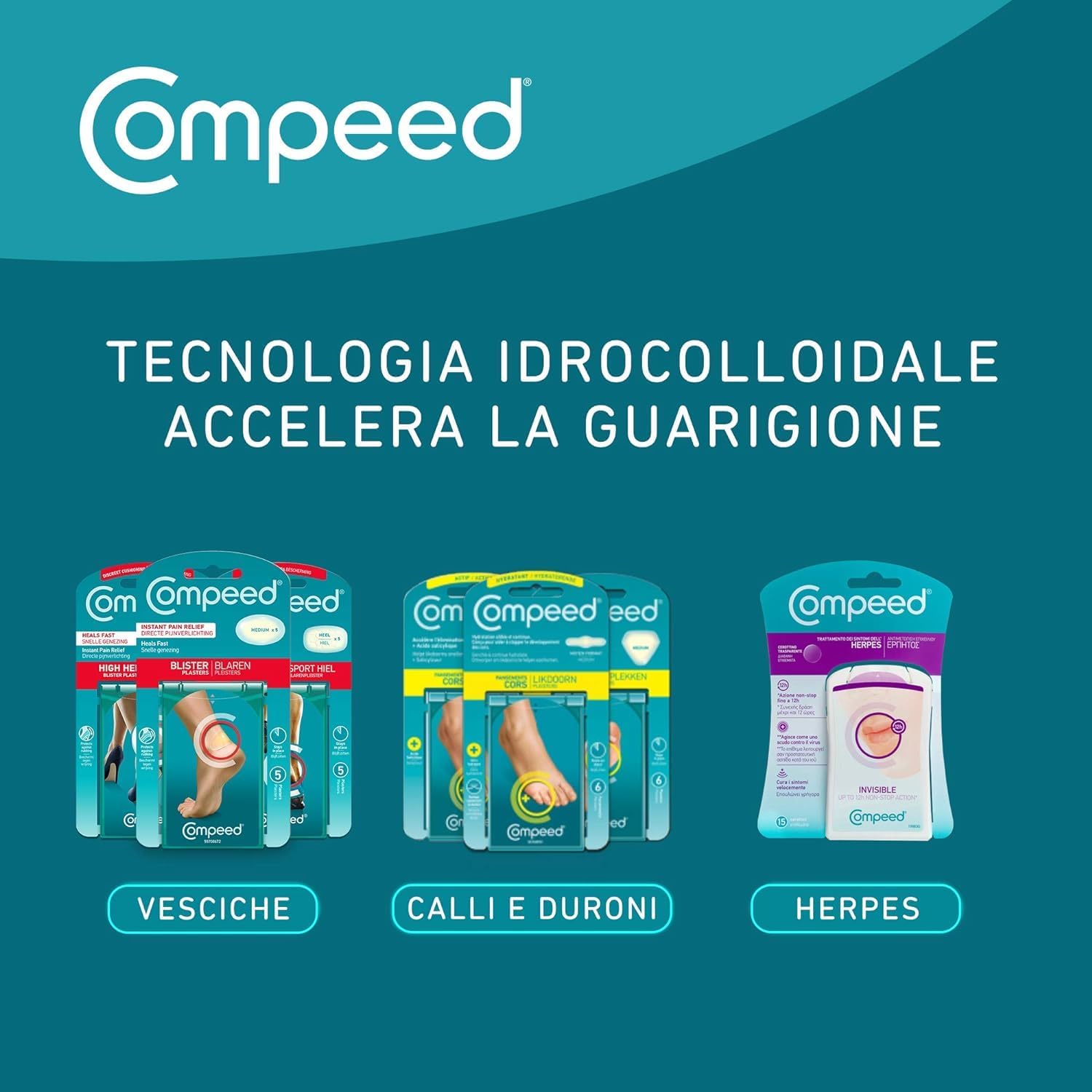 Thumbnail 6 de Compeed plastry na odciski, średnie, hydrokoloidowe i wodoodporne, 10 szt.