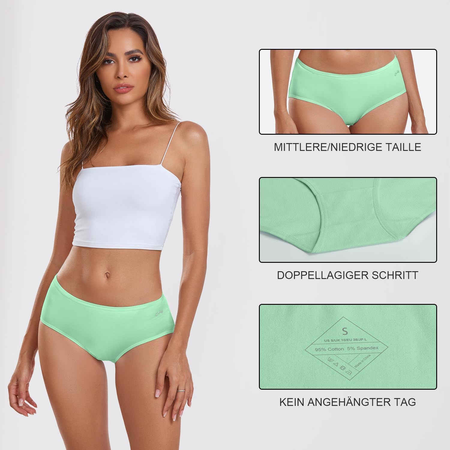 Thumbnail 3 de coskefy Unterhosen Damen 6er Pack