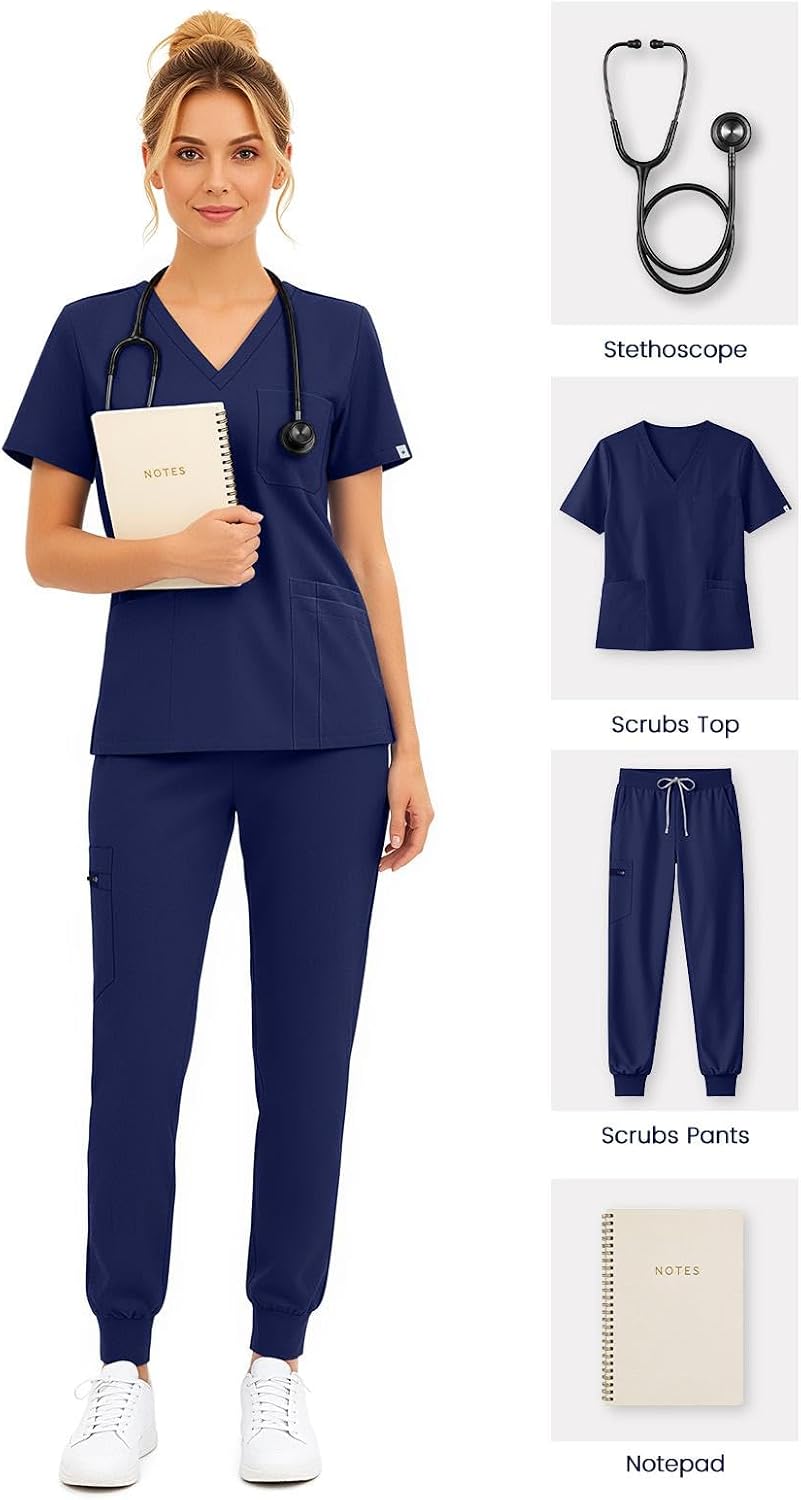 Detalle de Eadflie Women's Scrub Set