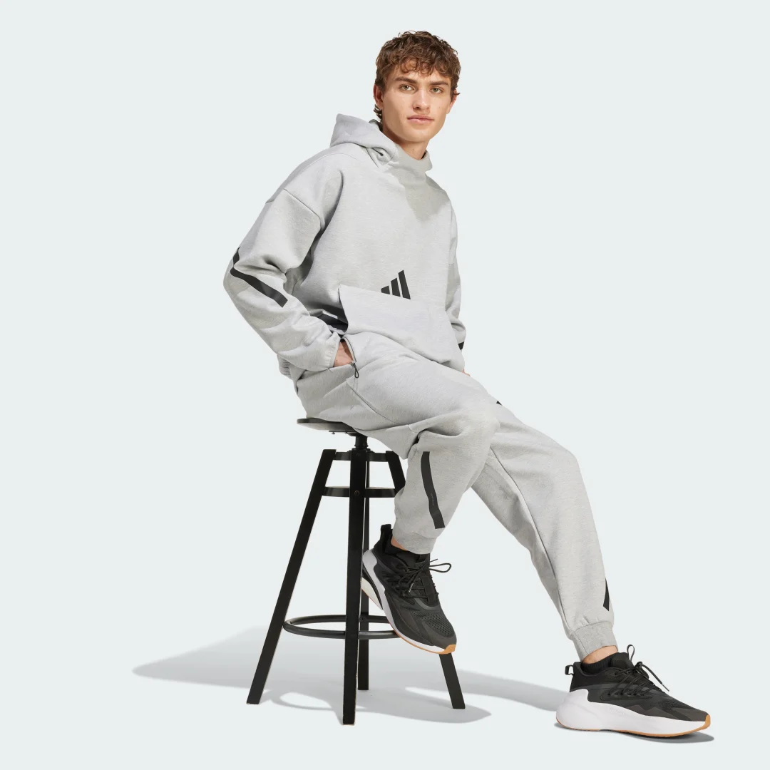 Thumbnail 2 de Sudadera con capucha Z.N.E. de Adidas: comodidad y estilo en gris