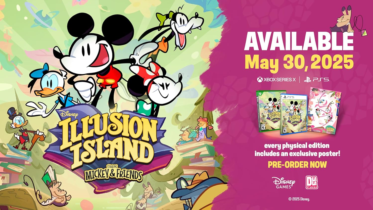 Detalle de Disney Illusion Island Starring Mickey & Friends for PlayStation 5