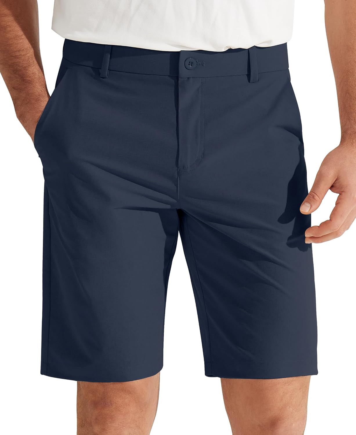 Detalle de Libin Men's Golf Shorts 7"/9" with 4-Way Stretch, Quick-Dry Fabric
