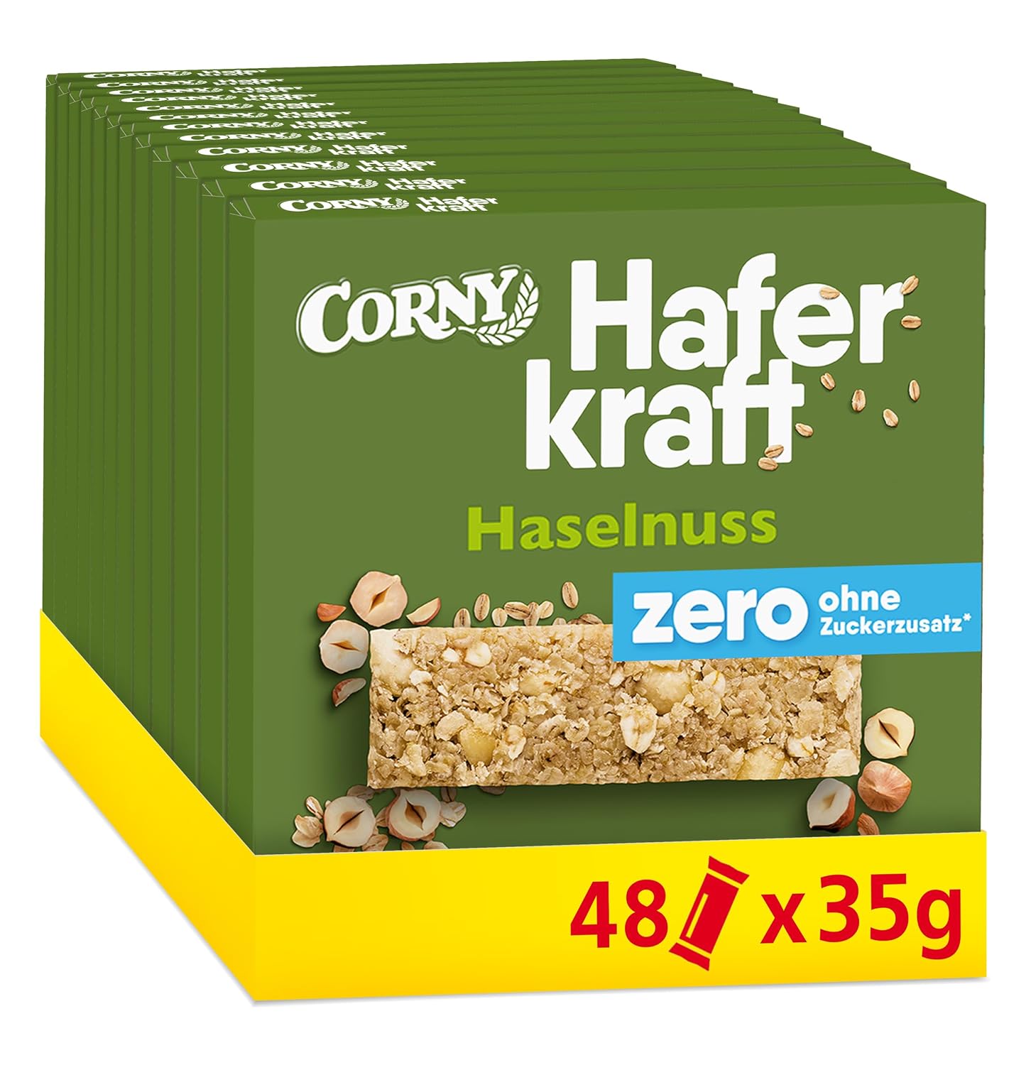 Thumbnail 5 de Corny Haferkraft Zero Apfel 48×35g 121 kcal