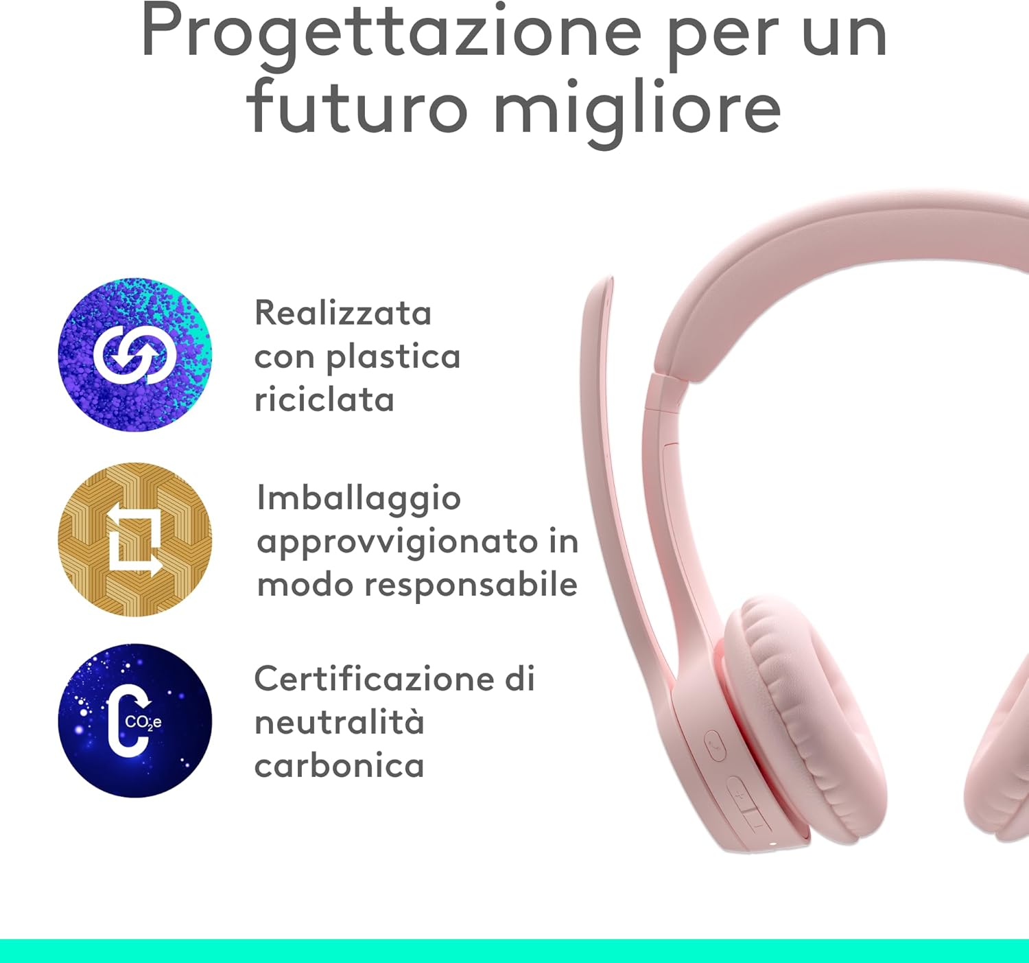Thumbnail 6 de Logitech Zone 300 cuffia wireless 20 ore