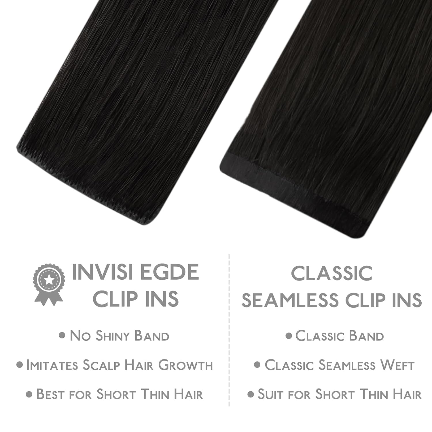 Detalle de WENNALIFE Invisi Edge 14 Inch 130g Clip-Ins