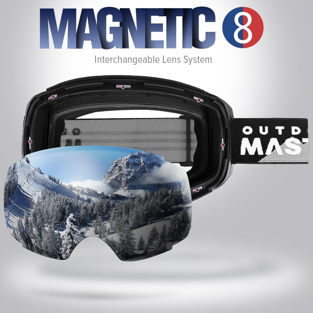 Detalle 2 de OutdoorMaster PRO ski goggles UV400