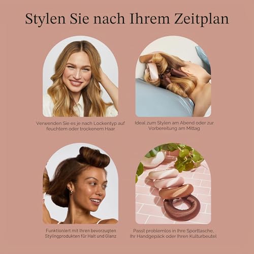 Thumbnail 5 de Kitsch Jumbo Flexi Locken ohne Hitze Rosewood – 4 Stück