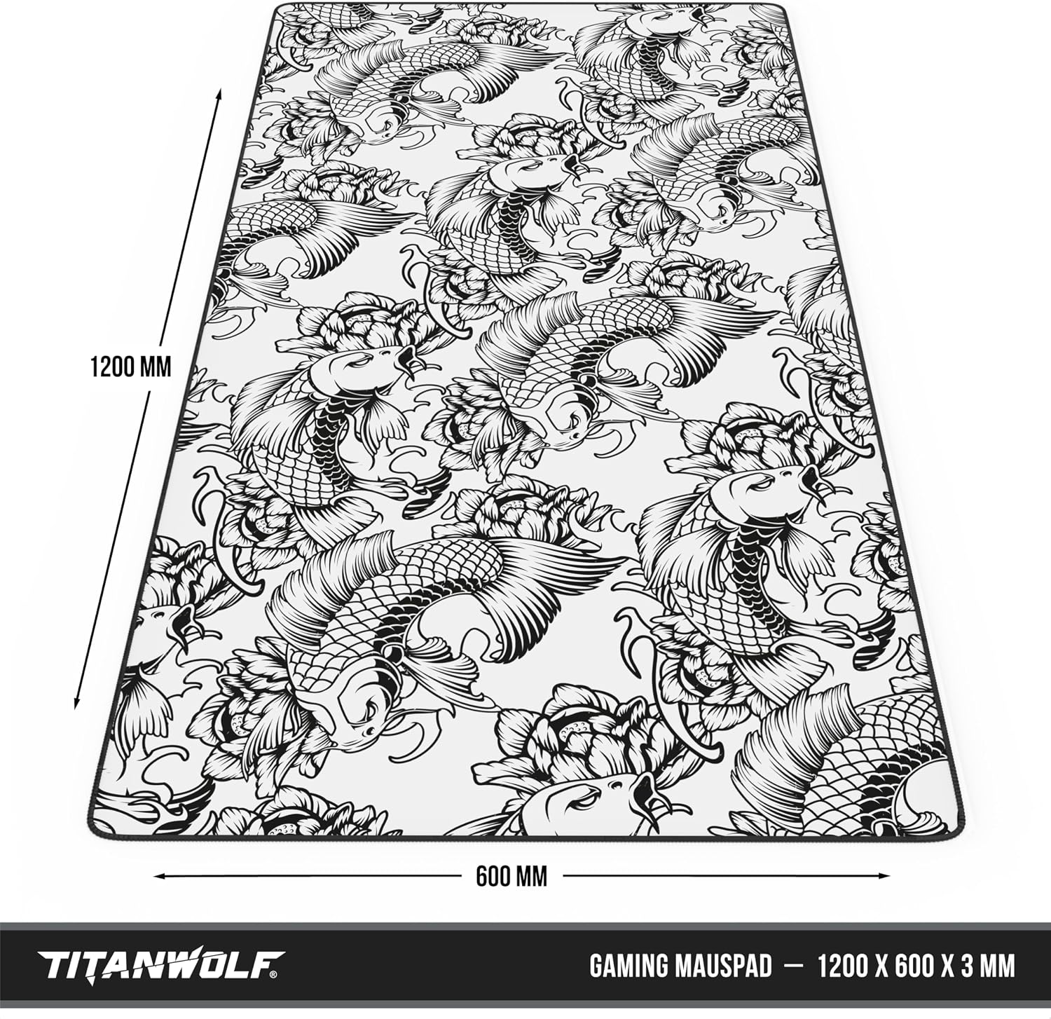 Detalle 2 de Titanwolf XXXL Mauspad 1200x600 mm