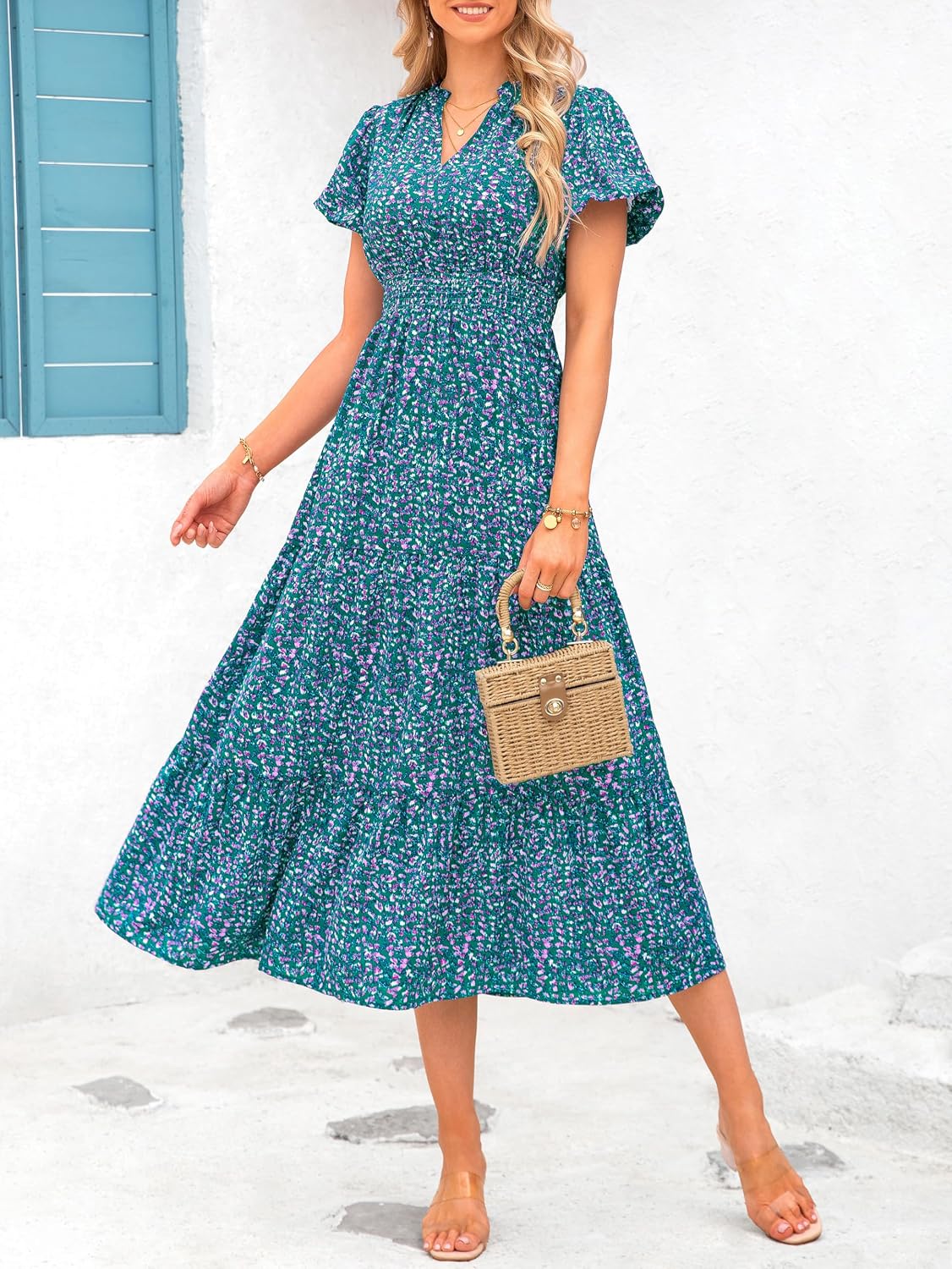 Thumbnail 2 de MASCOMODA Floral Summer Maxi Dress 2026