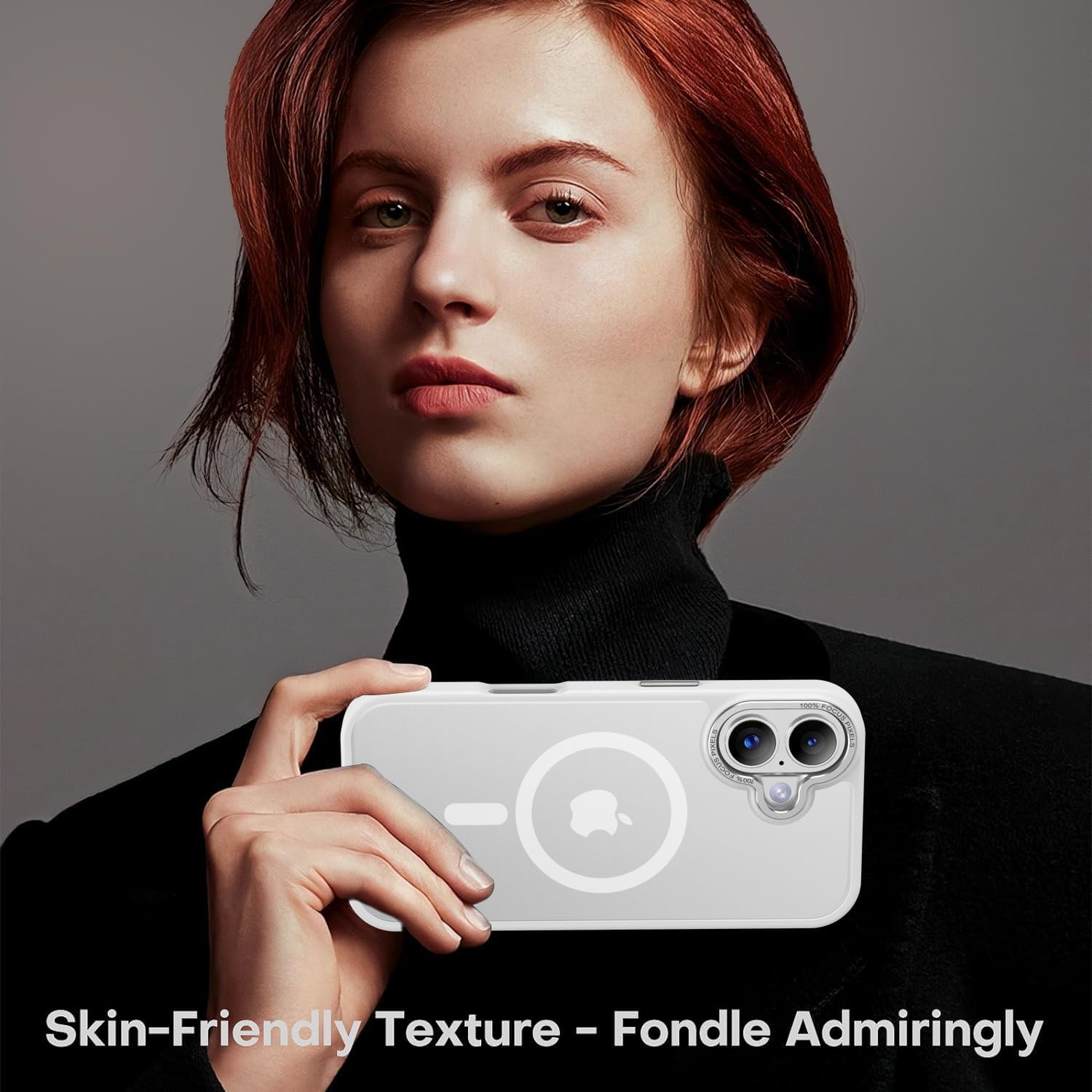 Thumbnail 6 de Newfuture iPhone 16 Case with Magnetic 38‑Magnet System — 13 ft Drop Protection, MagSafe Compatible, Frosted White