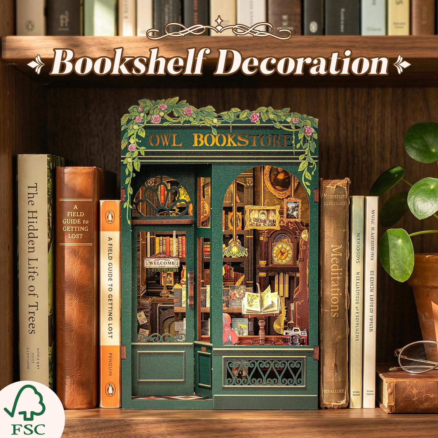 Detalle 2 de CUTEBEE Book Nook Kit 1-2 hr