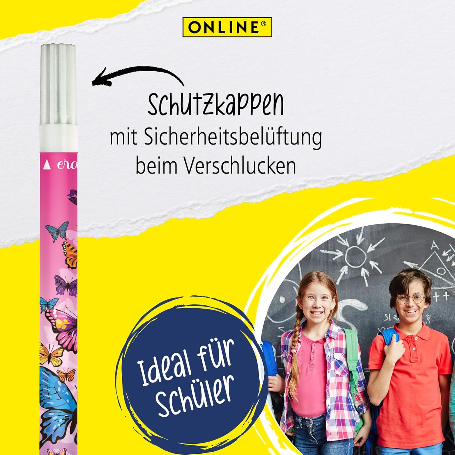 Thumbnail 2 de Online Vorteils-Pack Tintenlöscher (6 Stück) mit blauer Schreibfarbe – zum Löschen und Überschreiben