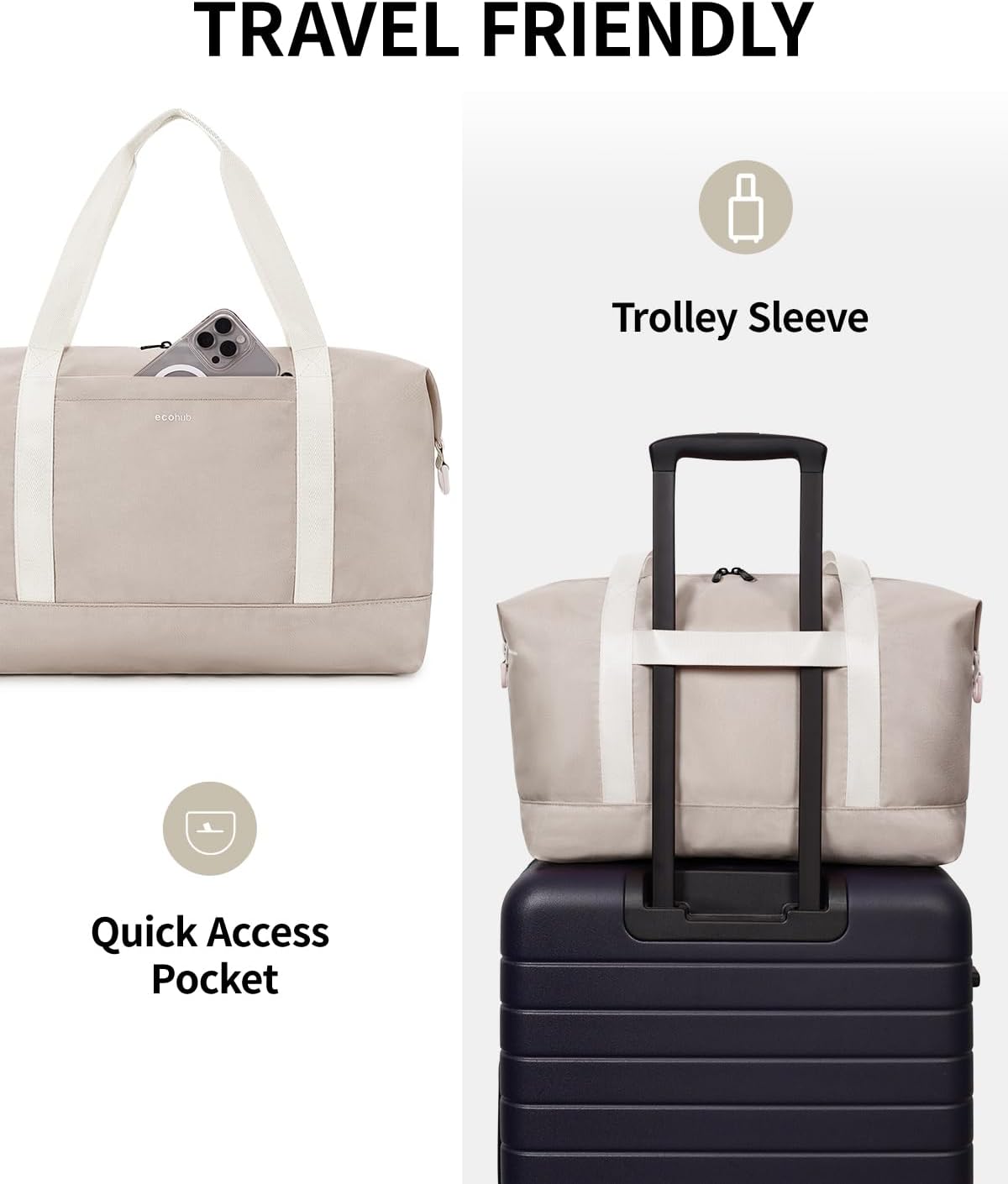 Thumbnail 5 de ECOHUB Ryanair Cabin Bag 24L foldable underseat bag