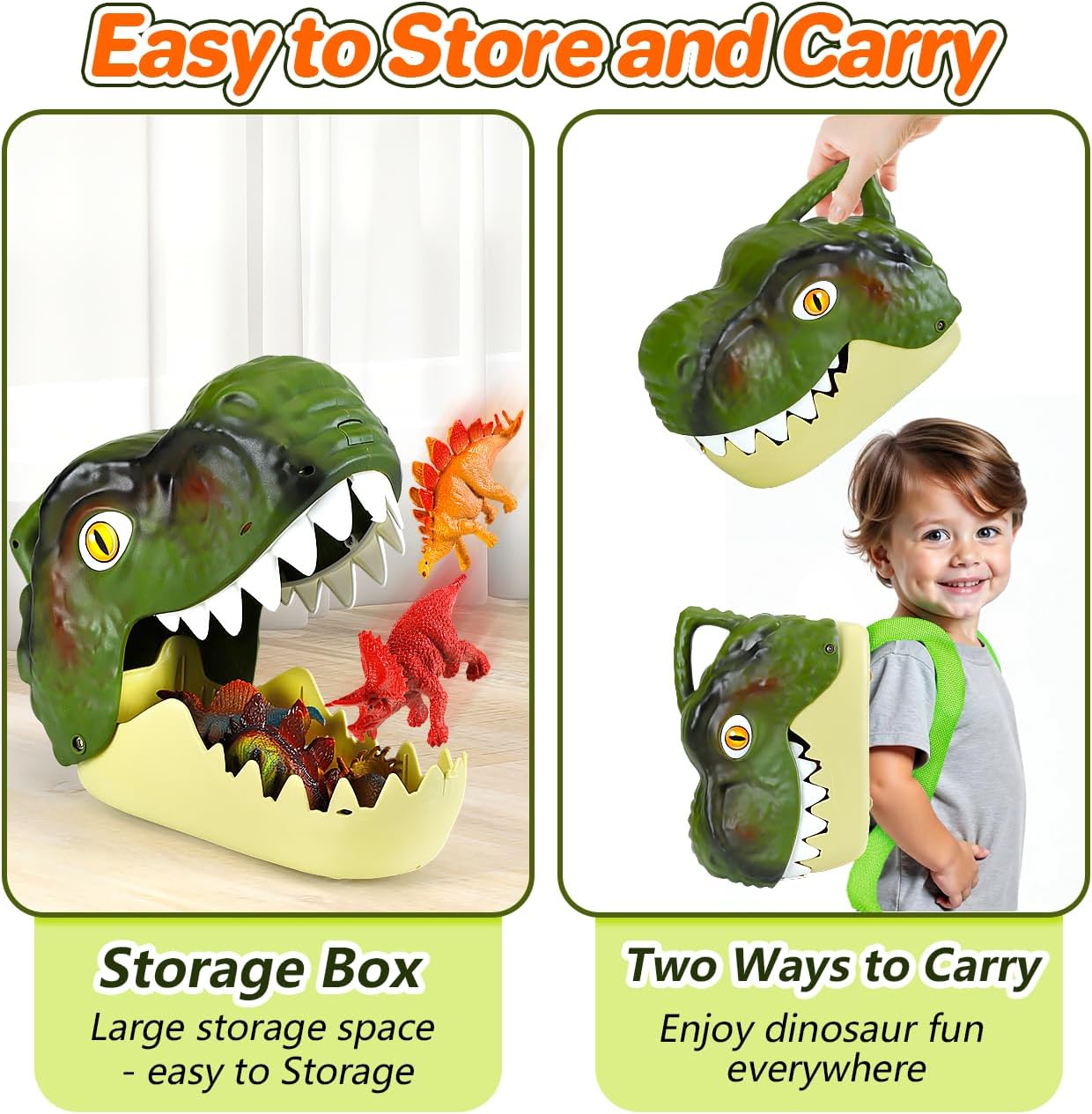 Thumbnail 1 de HahaGift Dinosaur Toys 45pcs playset