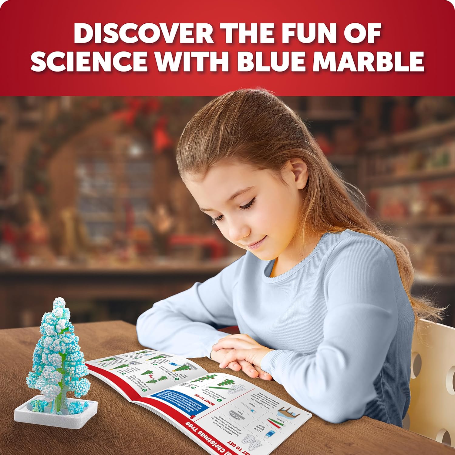 Thumbnail 5 de Blue Marble Santa's Christmas Science Workshop STEM kit for kids 🎁