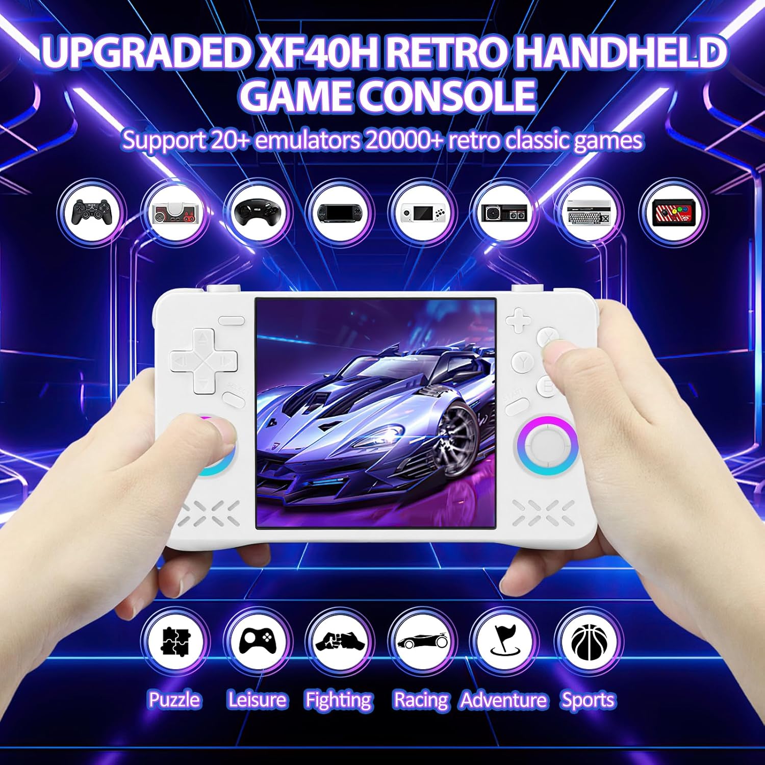Thumbnail 1 de XF40H Handheld Game Console 4.0-inch, 128G