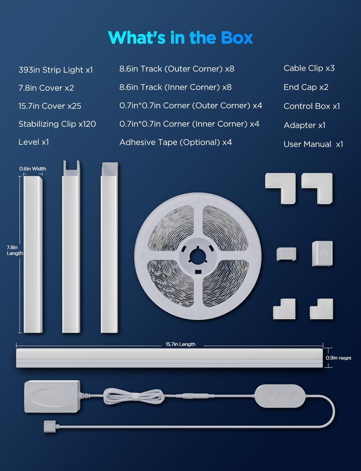 Thumbnail 5 de Govee RGBIC LED Strip Lights 32.8 ft ⚡