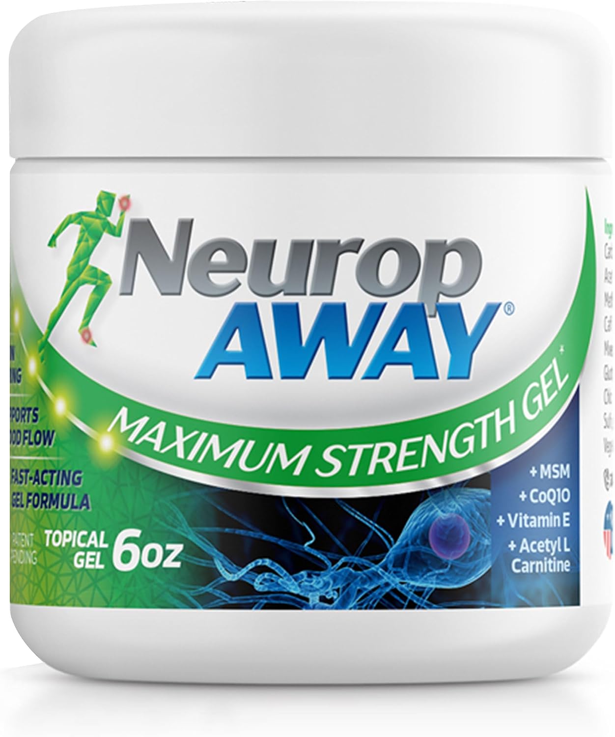Detalle de NeuropAWAY Nerve Relief Gel, 6 oz
