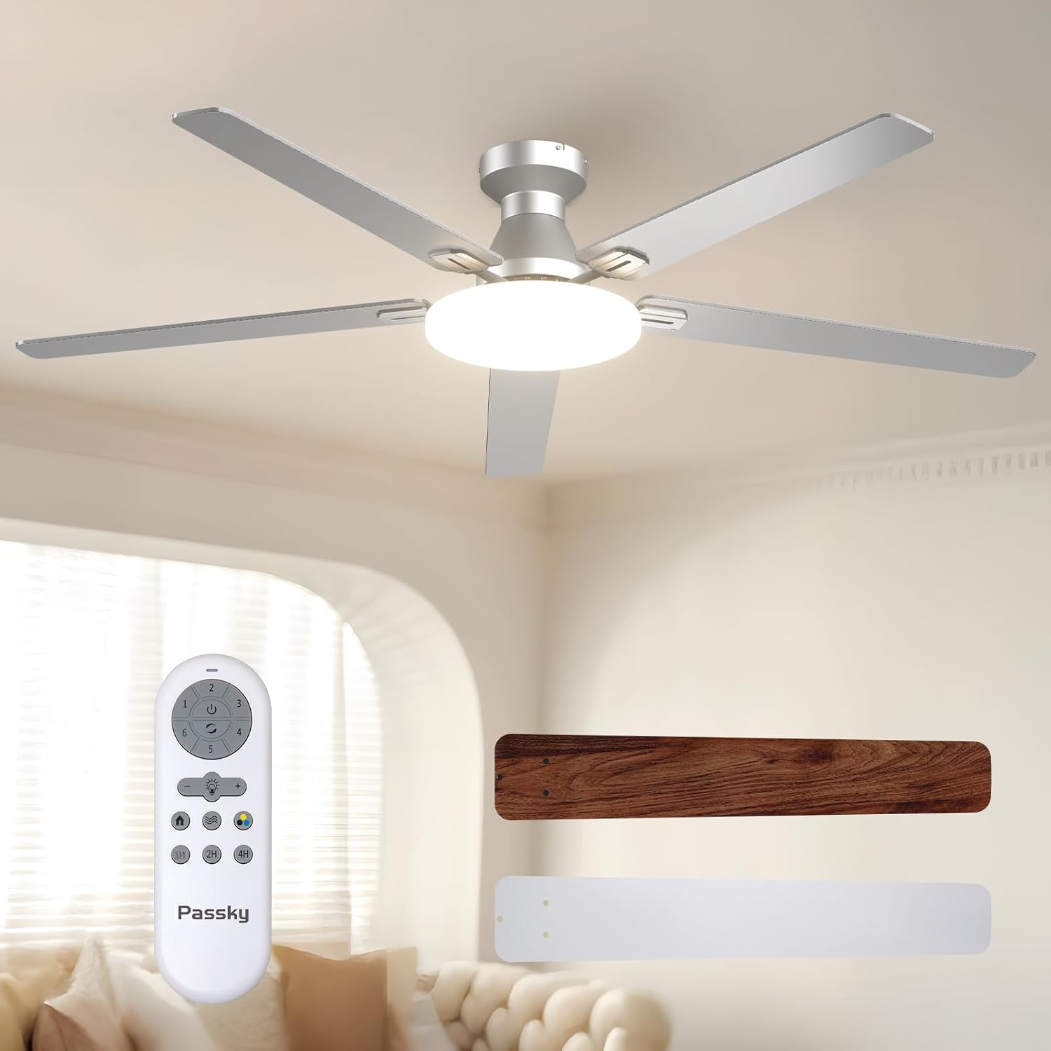 Detalle de Passky 60-inch ceiling fan