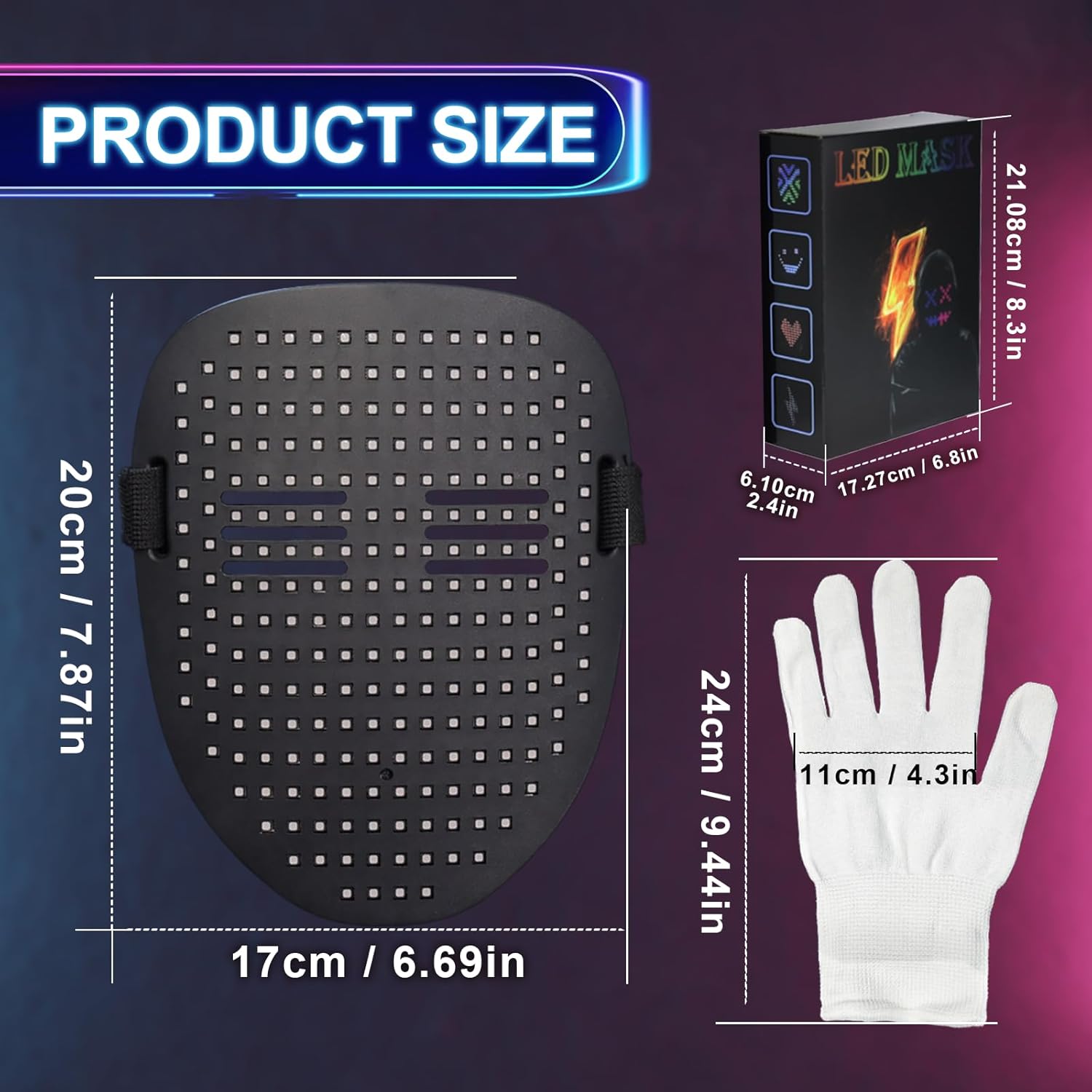 Thumbnail 2 de StimuVariety Mascara Led Guantes