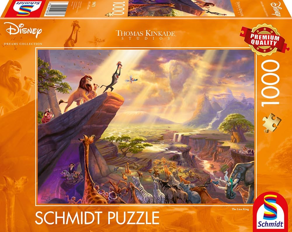 Detalle 2 de Schmidt Spiele König der Löwen Puzzle 1000 Teile