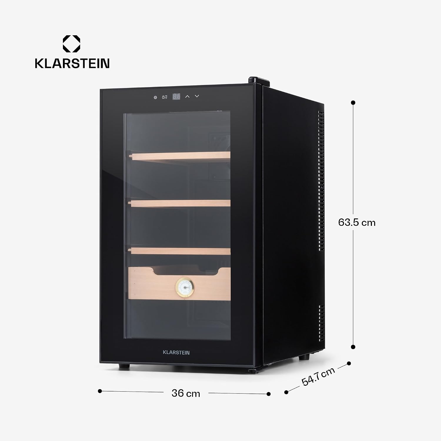 Thumbnail 6 de Klarstein El Presidente HEA6-ElPresidente48G Cigar Humidor, 23 L
