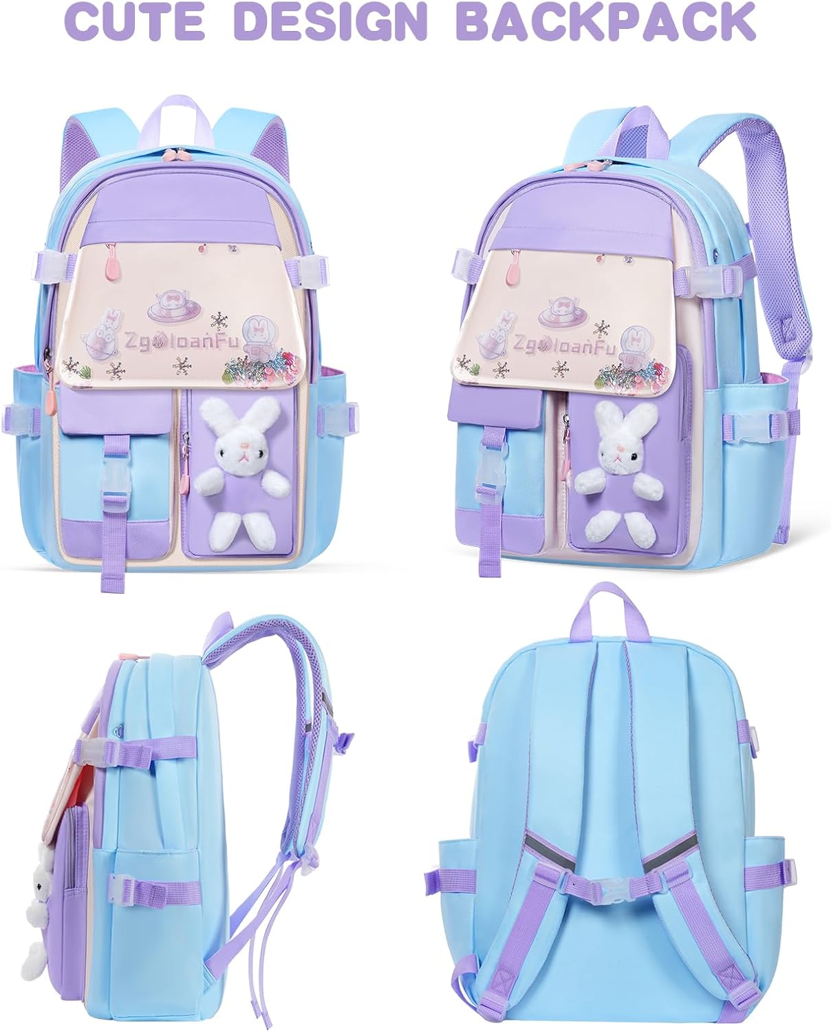 Thumbnail 1 de Aucuu sac à dos enfant 21 L pour maternelle et primaire (cartable fille, imperméable)