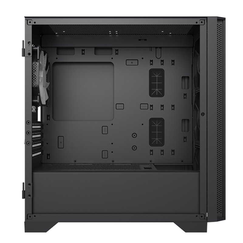 Detalle de Montech Air 100 Torre Micro-ATX ARGB Negra: refrigeración eficiente en un formato compacto