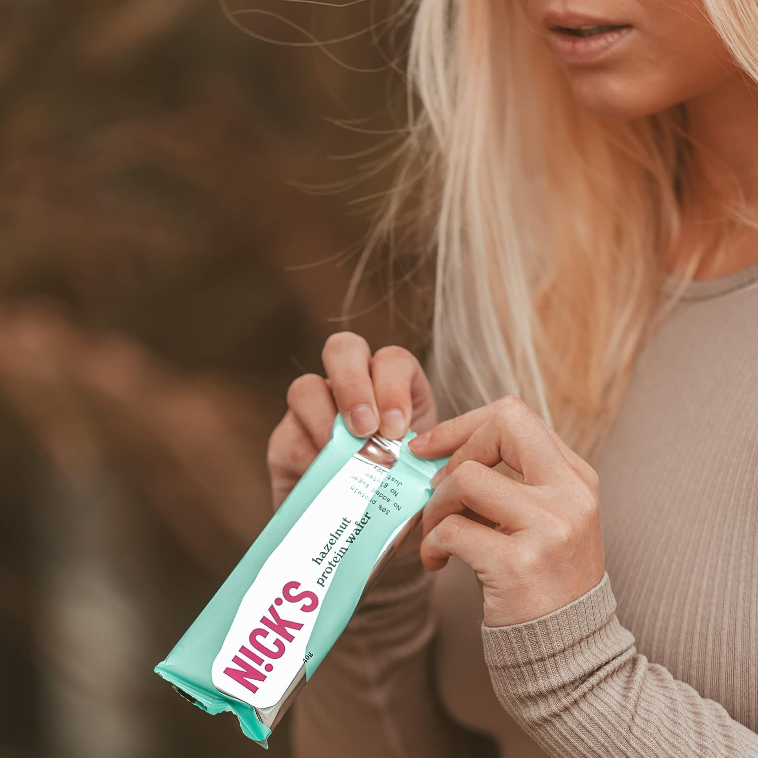 Thumbnail 5 de NICKS Protein Wafer Riegel Haselnuss 203 kcal 🍫