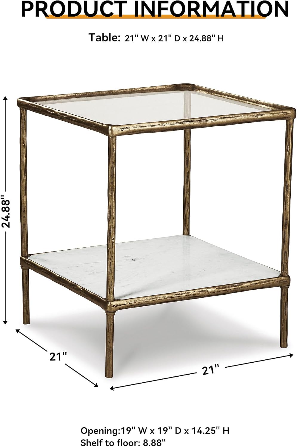 Detalle de Ashley Ryandale Accent Table 24.88"