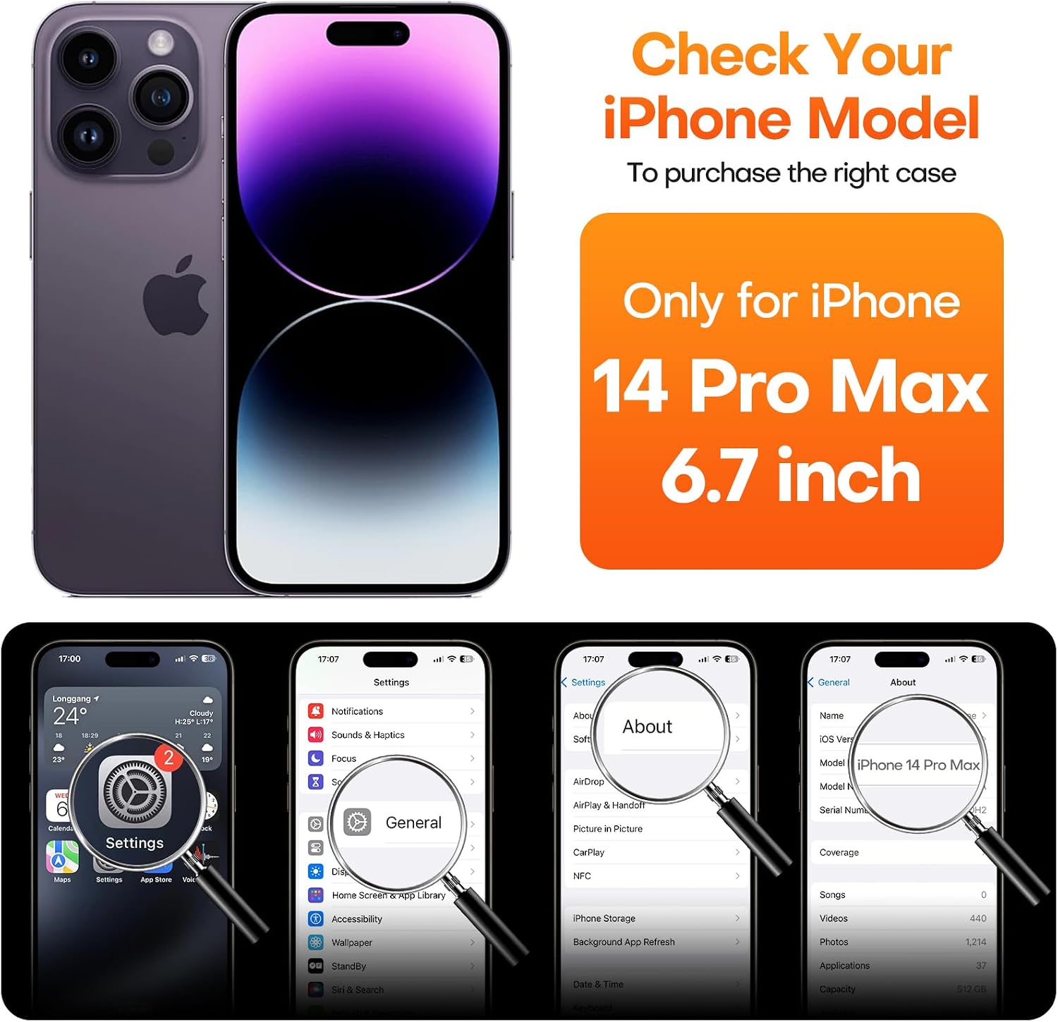 Detalle 2 de CellEver iPhone 14 Pro Max case