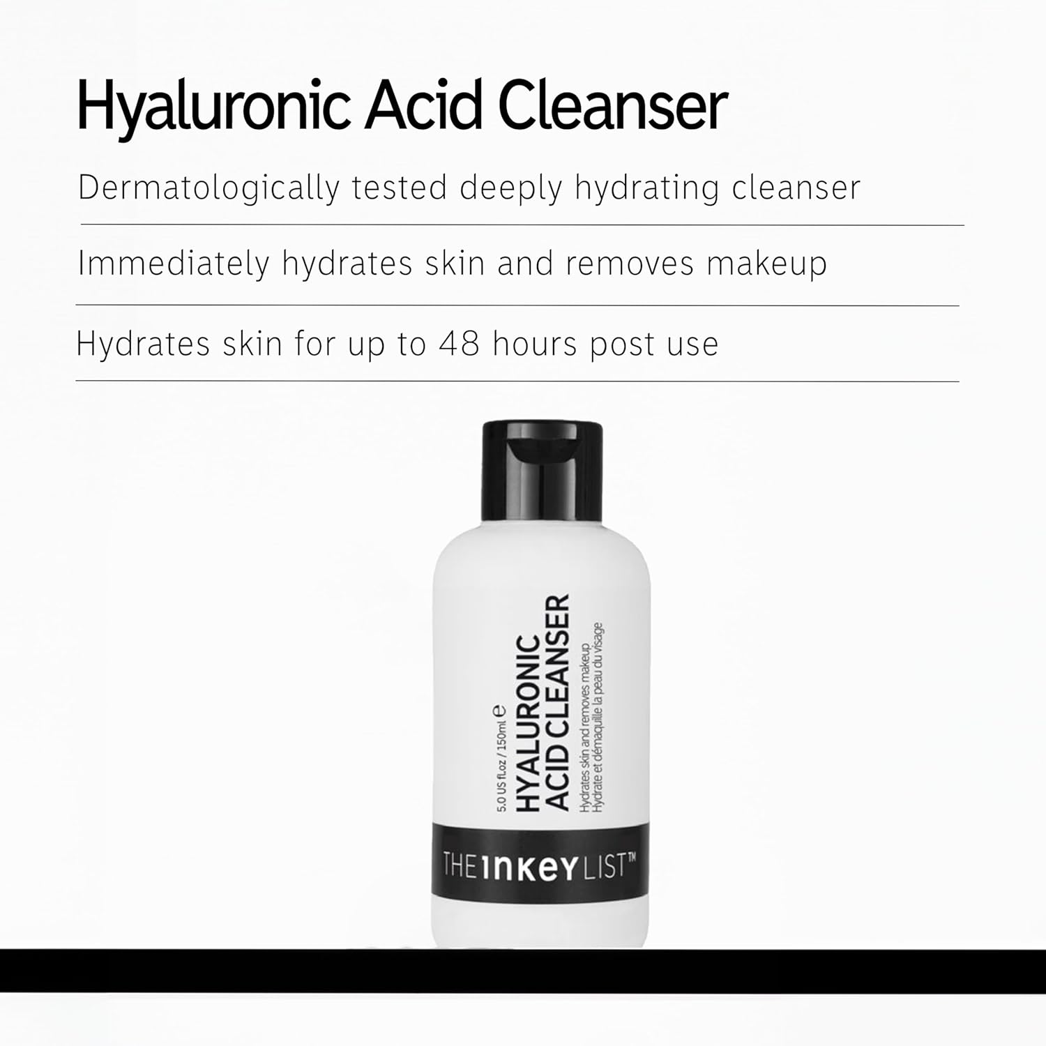 Detalle 2 de THE INKEY LIST Hyaluronic Acid Cleanser 150ml