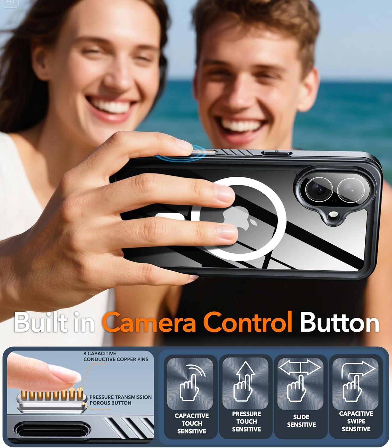 Thumbnail 4 de Oterkin iPhone 17 case IP68 waterproof, 6.3"