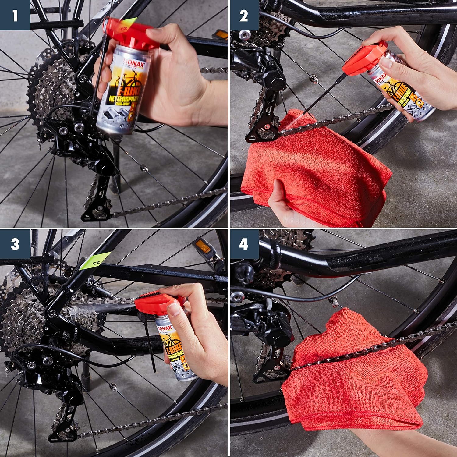 Thumbnail 5 de SONAX E-BIKE Spray para Cadenas 🚲 100 ml con EasySpray