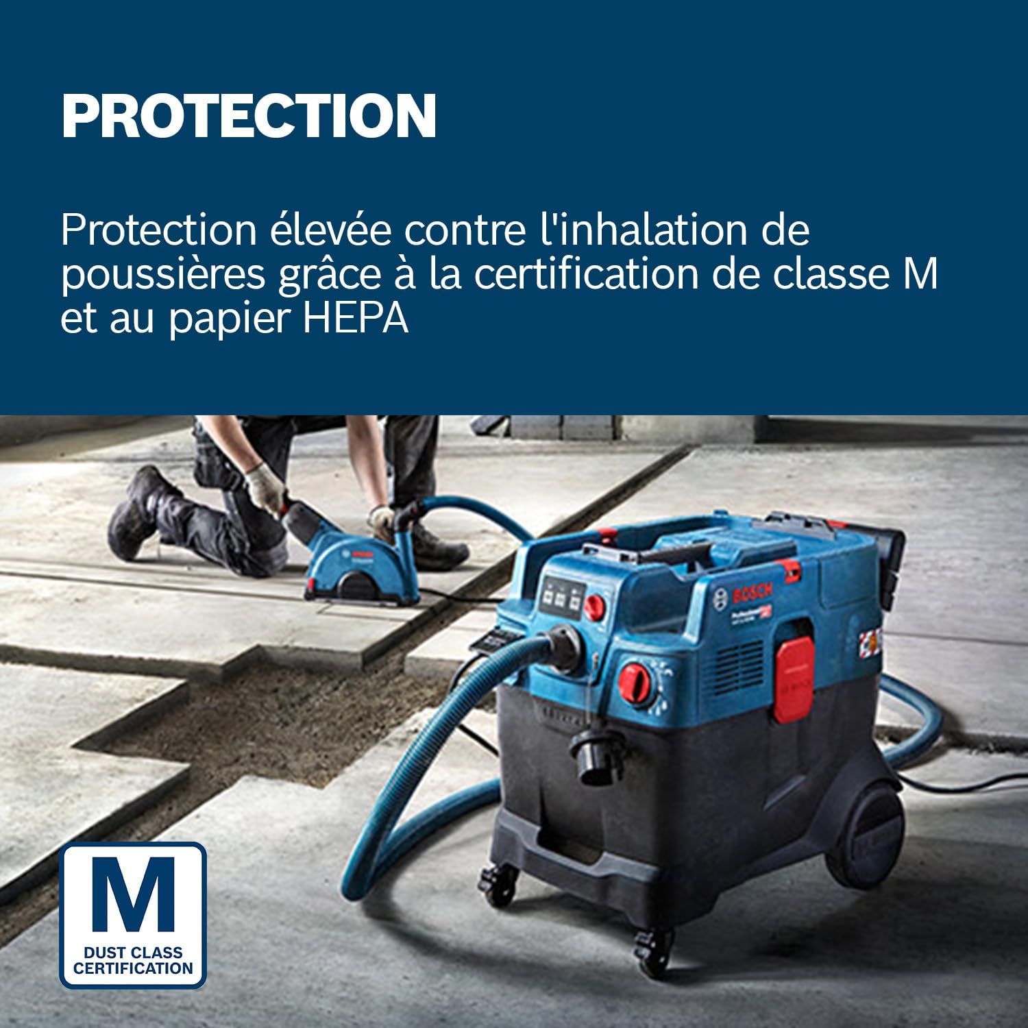 Thumbnail 3 de Bosch Professional GAS 12-40 MA : aspirateur polyvalent avec nettoyage automatique du filtre (AFC)