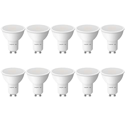 Detalle de Lighting EVER Lepro GU10LED Warmweiß Lampen 4,5 W, 345 lm, 10 Stück – Nicht dimmbar