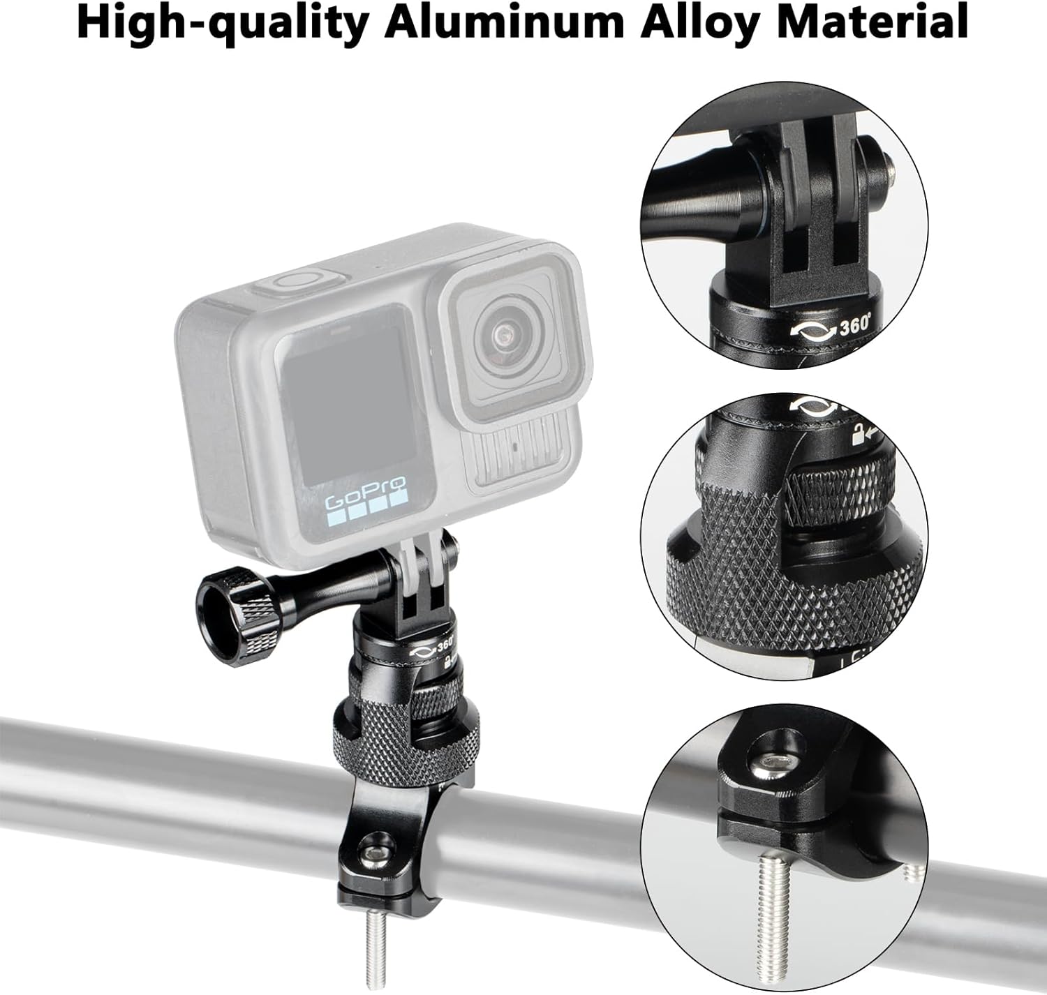 Thumbnail 3 de HSU Bike Handlebar Clamp Mount for GoPro