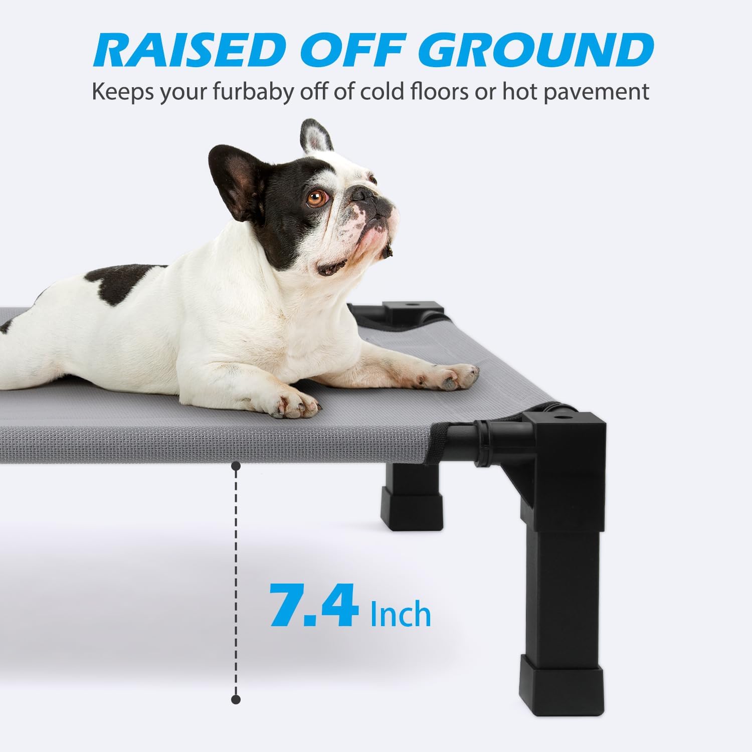 Thumbnail 1 de Heeyoo Raised Dog Bed 35-inch