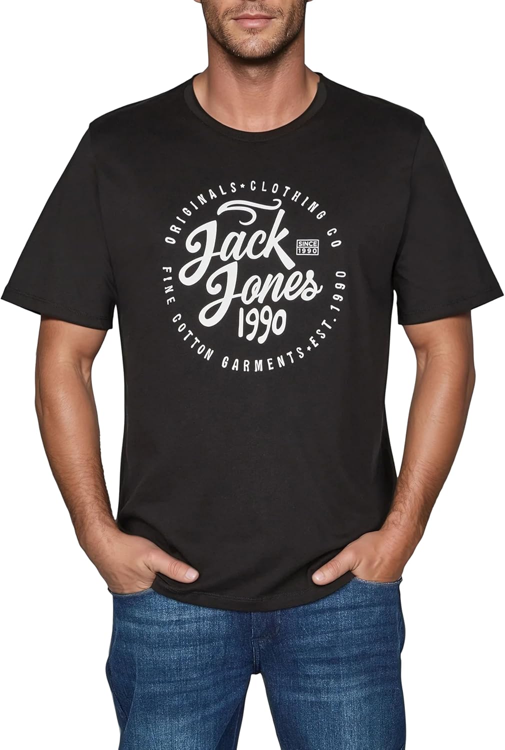 Thumbnail 6 de JACK & JONES Herren-T-Shirts Regular Fit JJLINO im 4er-Pack (Rundhals, Kurzarm)