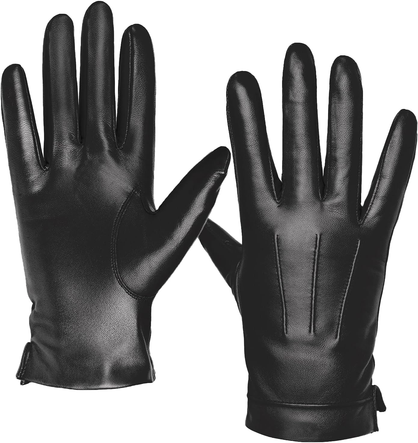 Thumbnail 6 de Harssidanzar SM052EU Guantes de cuero con cachemira