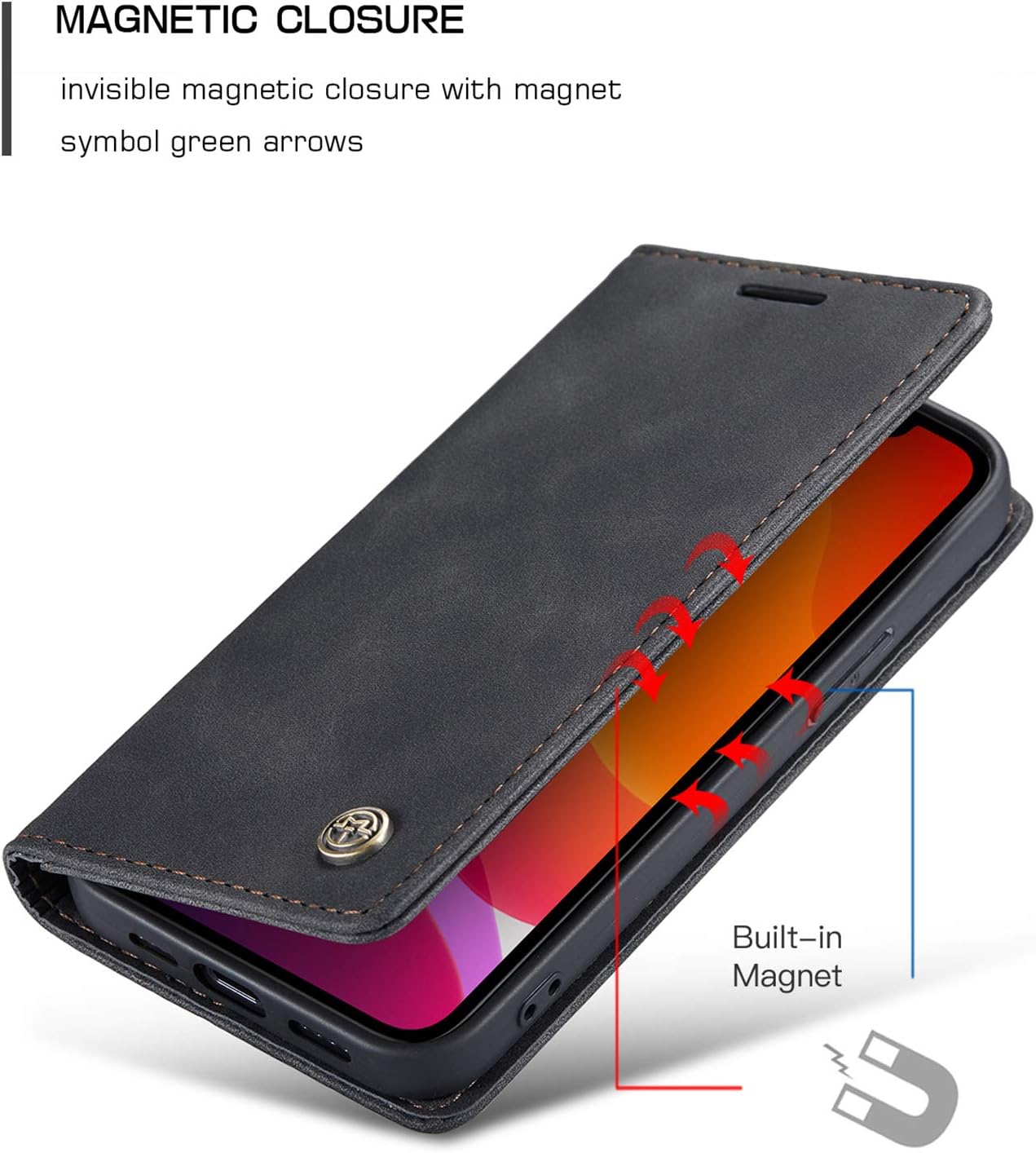 Detalle 2 de Handyhülle iPhone 12 Mini mit Kartenfach