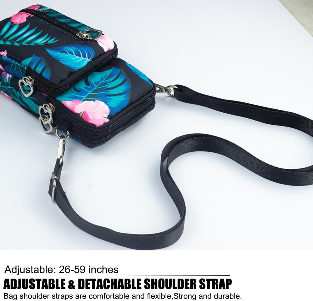 Thumbnail 4 de DuoLmi waterproof crossbody phone pouch bag (nylon) with adjustable strap